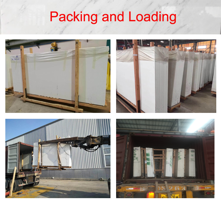 High Quality Artificial Carrara White Marble Slabs(图4) High Quality Artificial Carrara White Marble Slabs(图4)