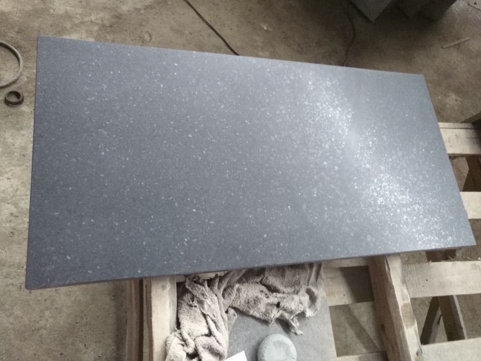 Black Basalt G684 Granite Cut to size TIles With Honed Finis