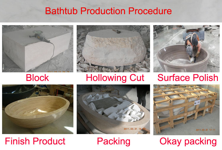 White Marble Carrara White Stone Bathtub(图5) White Marble Carrara White Stone Bathtub(图5)