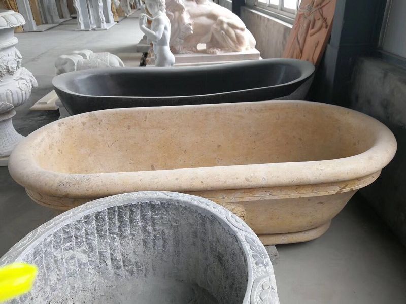Absolutely Black Granite Stone Bathtub(图1) Absolutely Black Granite Stone Bathtub(图1)