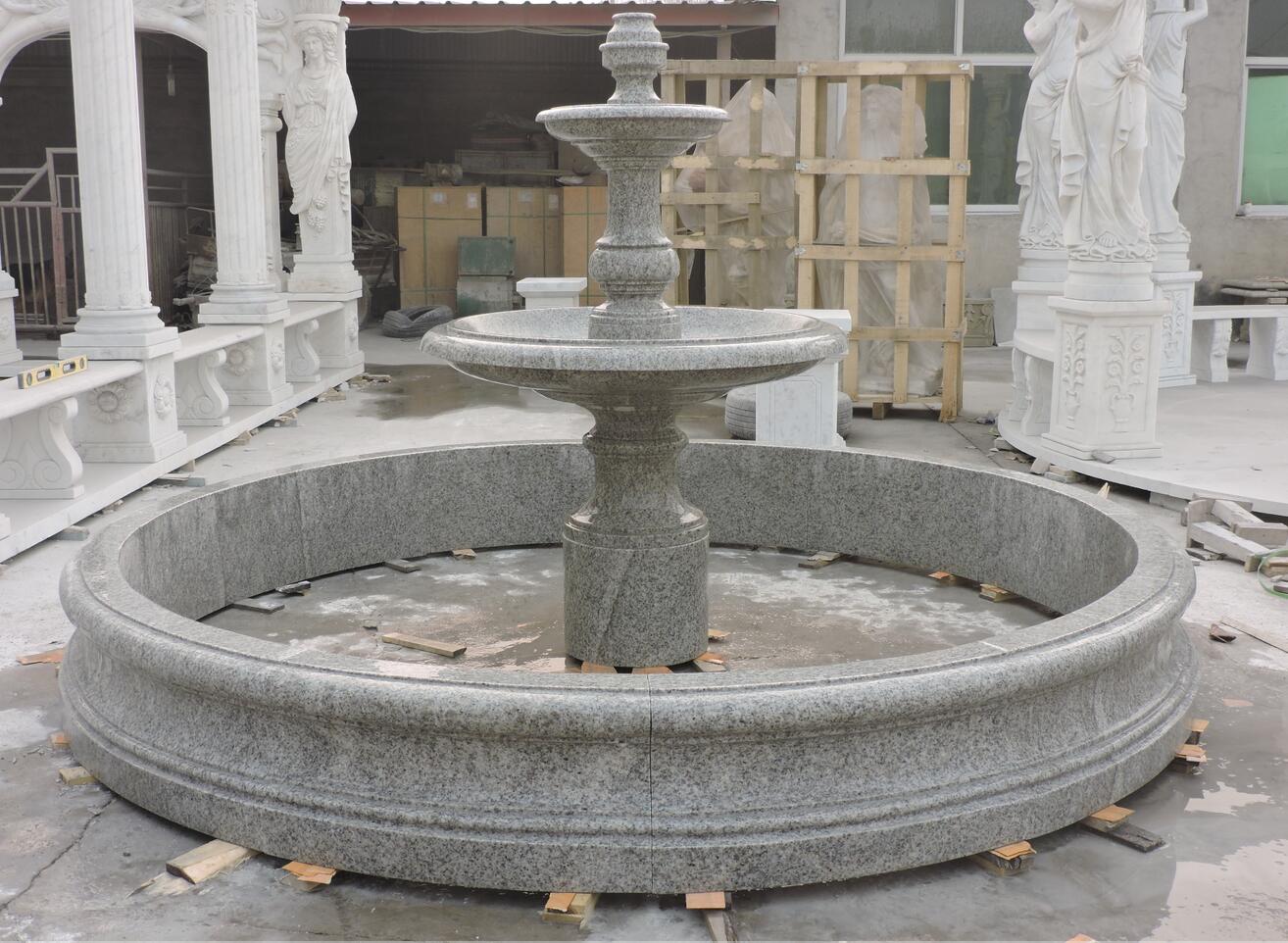 European Style White Marble Garden Fountain(图1) European Style White Marble Garden Fountain(图1)