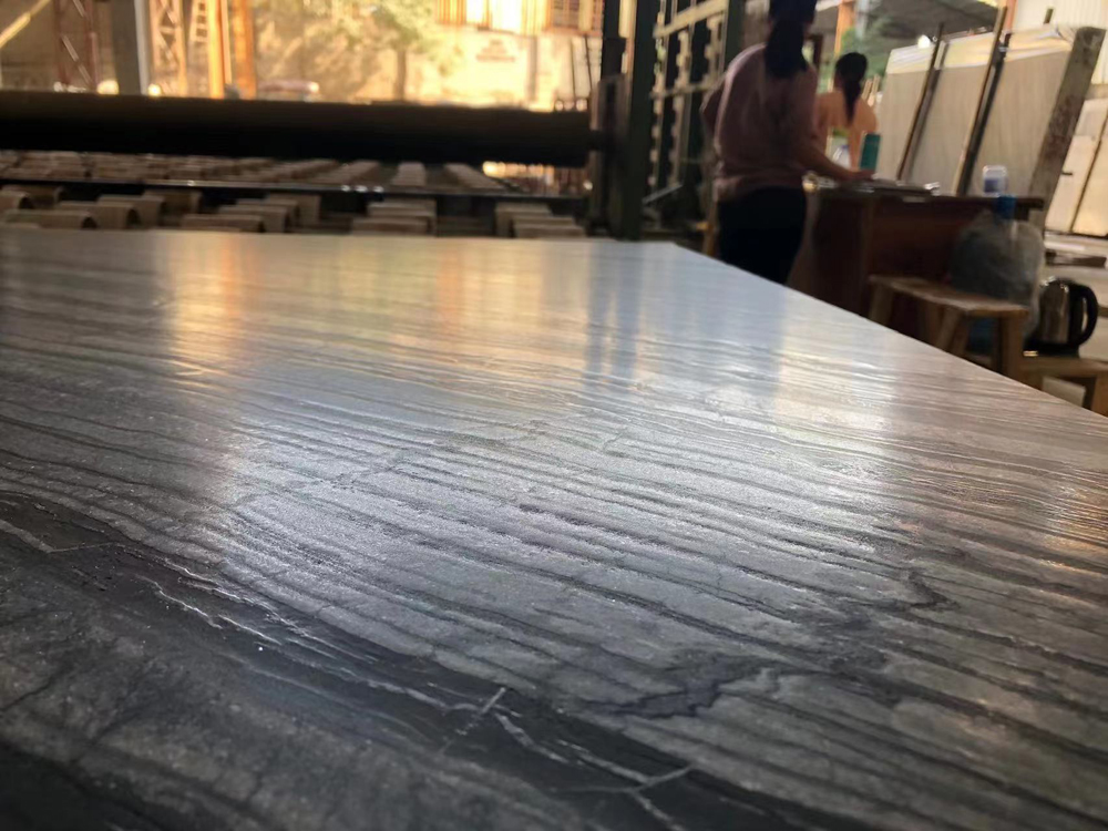 Black Zebra Marble Big Slabs Leather Finish(图4)