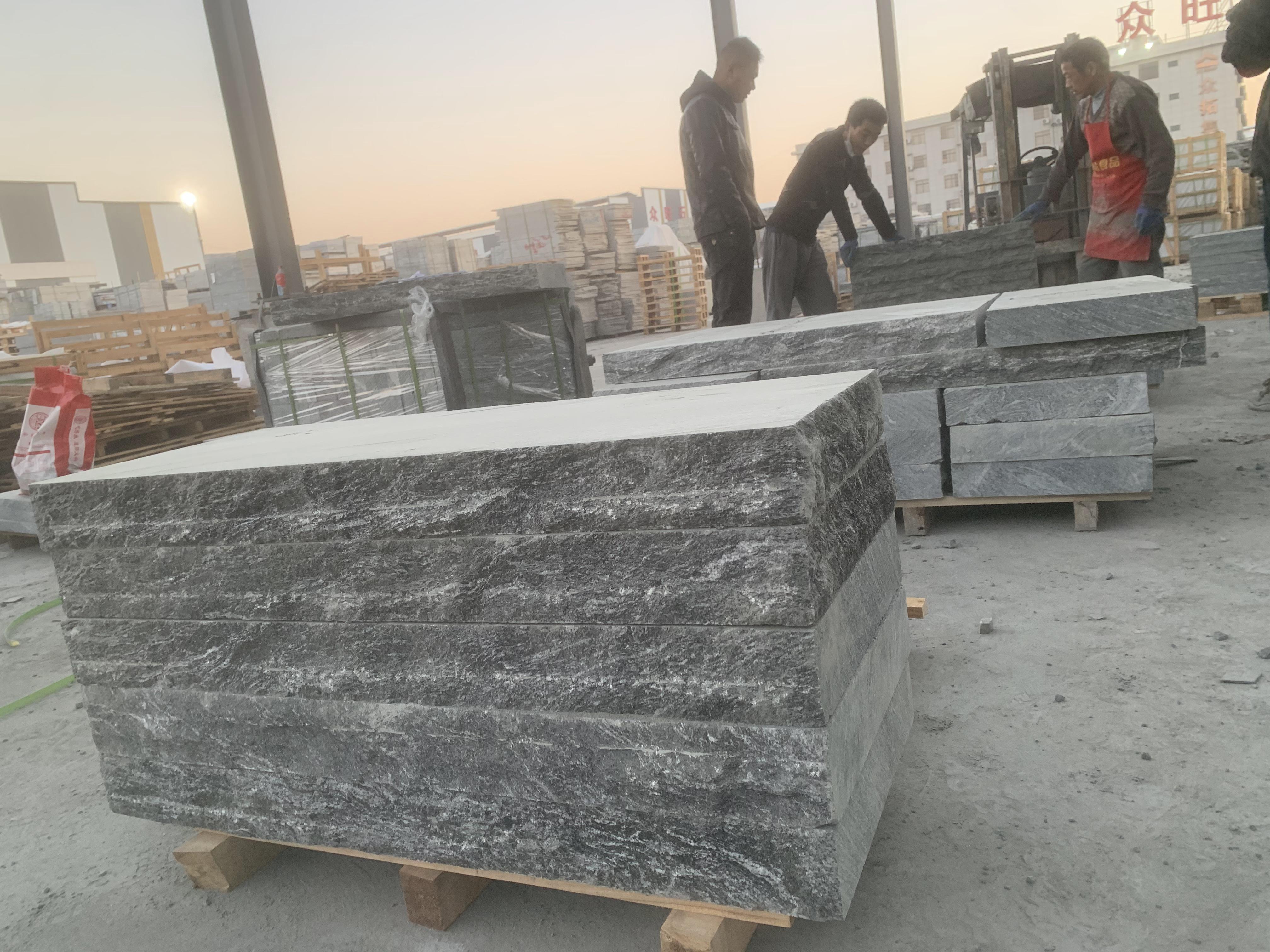 Black Snow Granite Retaining Wall(图4)